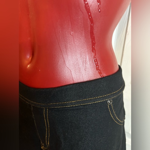 Ashley Blue Pull On shorts 3x dark blue cuffed cottom polyester stretch - Picture 8 of 9